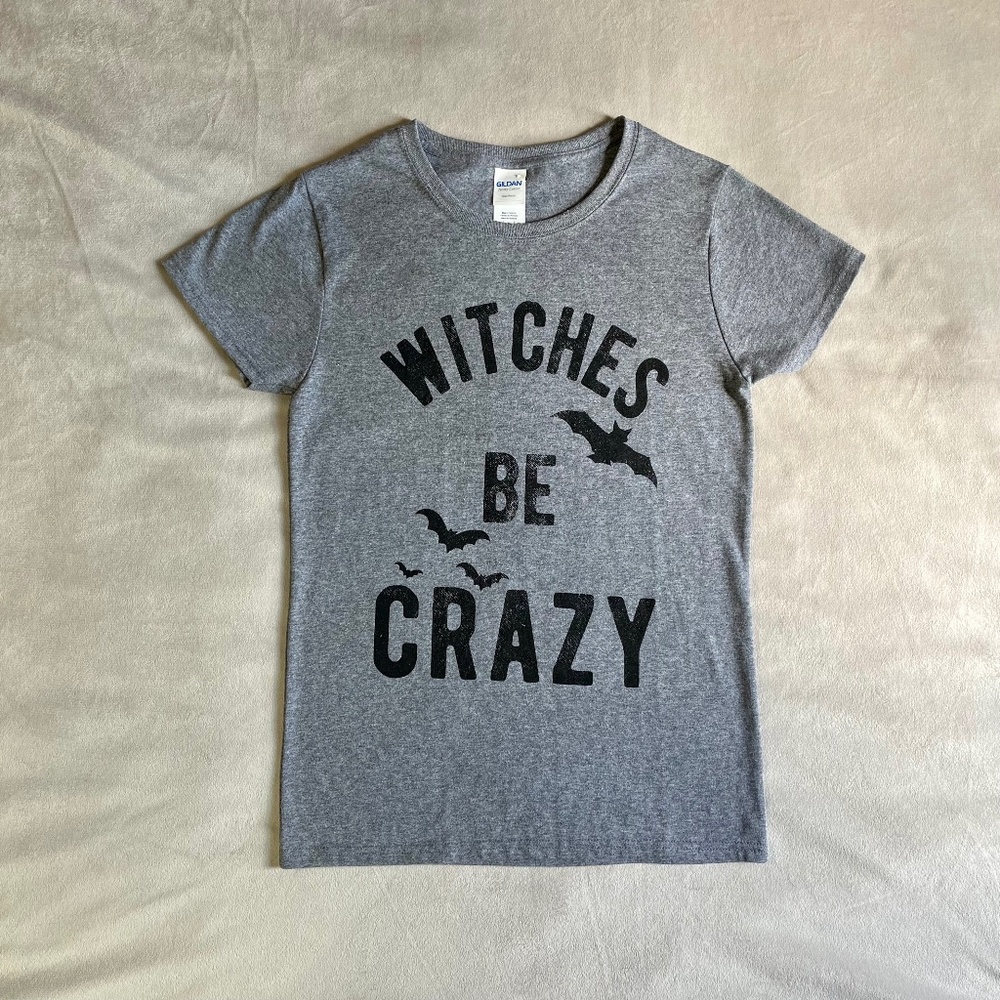 (SOLD) WITCHES BE CRAZY Halloween Tee